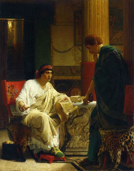 Vespasian Hearing from One of His Generals of the Taking of Jeru - Click Image to Close