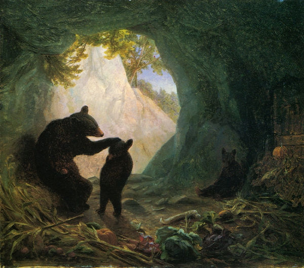 Bear and Cubs - Click Image to Close