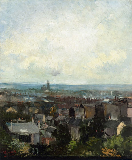 View of Paris from near Montmartre - Click Image to Close