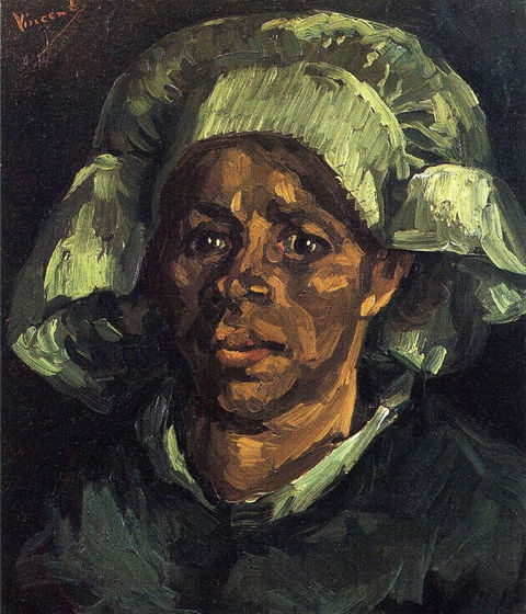 Peasant Woman, Portrait of Gordina de Groot - Click Image to Close