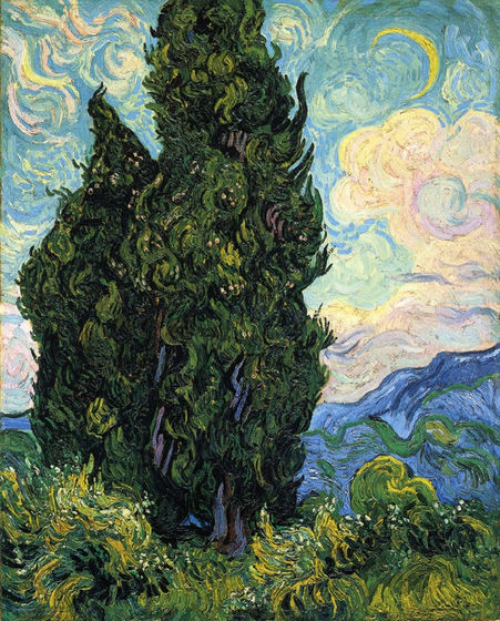 Cypresses - Click Image to Close