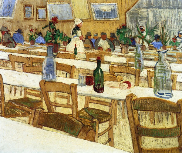 Interior of a Restaurant V - Click Image to Close