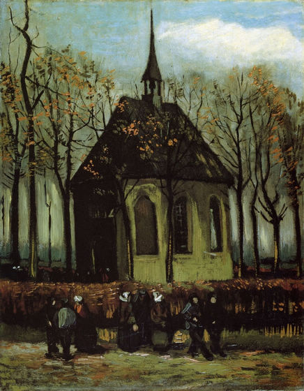Chapel at Nuenen - Click Image to Close