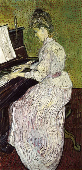 Marguerite Gachet at the Piano - Click Image to Close
