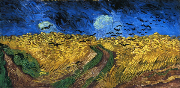 Wheatfield with Crows - Click Image to Close